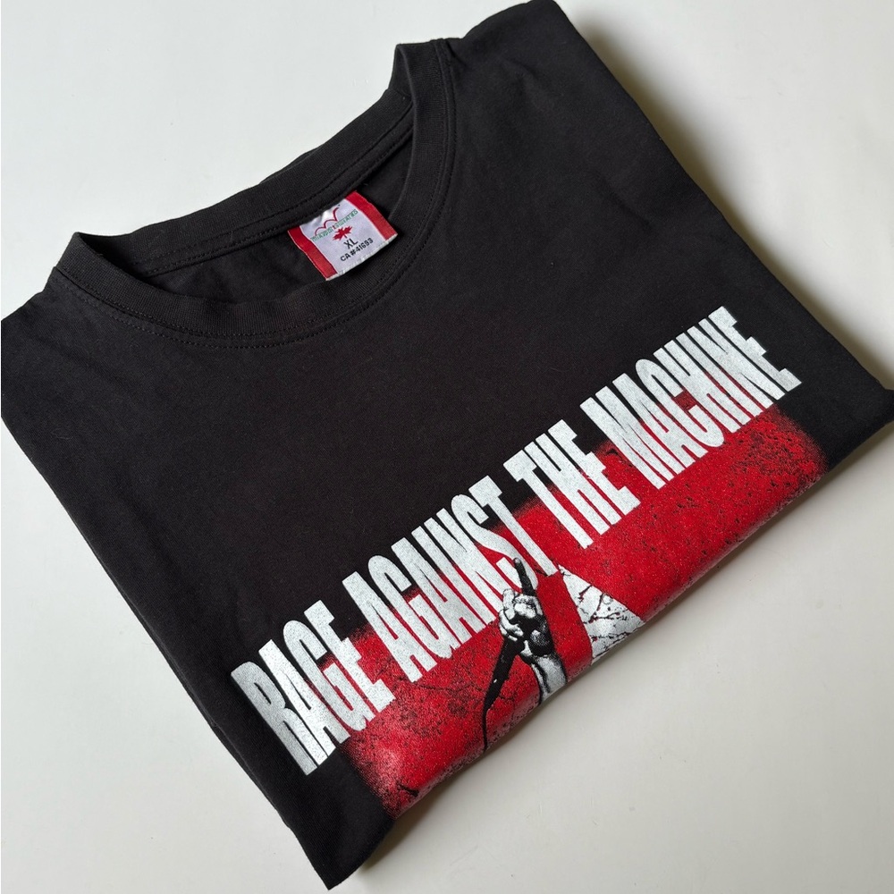 Rage Against The Machine Black Graphic Short Sleeve T-Shirt